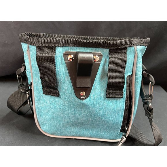 Babeyer Dog Treat Bag Trainer Blue Black NWOT Belt Clip Adjustable Strap - Picture 9 of 10